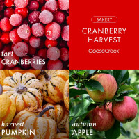 Cranberry Harvest 3-Wick-Candle 411g
