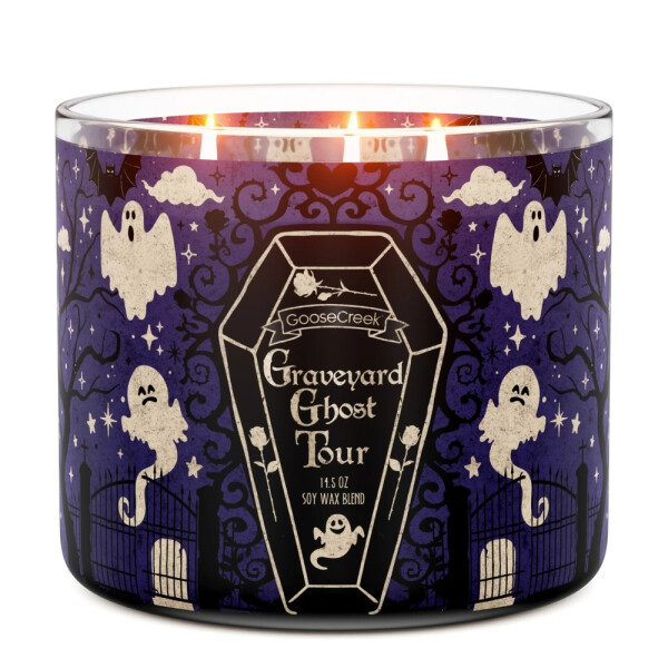 Graveyard Ghost Tour 3-Wick-Candle 411g