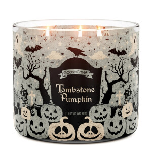 Tombstone Pumpkin 3-Docht-Kerze 411g