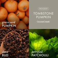 Tombstone Pumpkin 3-Docht-Kerze 411g
