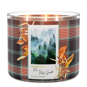 Fir & Palo Santo 3-Wick-Candle 411g