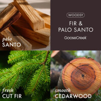 Fir & Palo Santo 3-Docht-Kerze 411g