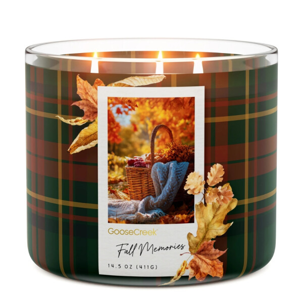 Fall Memories 3-Docht-Kerze 411g