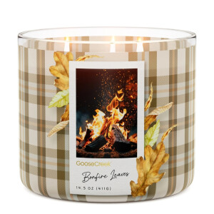 Bonfire Leaves 3-Wick-Candle 411g