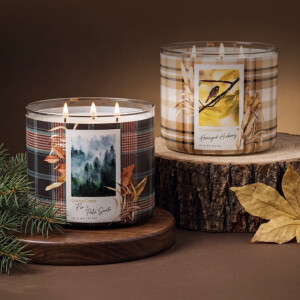 Honeyed Hickory 3-Docht-Kerze 411g