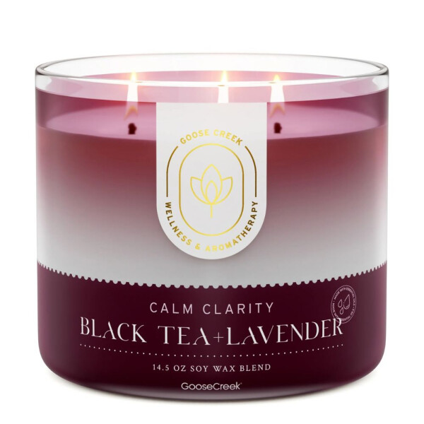 Black Tea & Lavender 3-Wick-Candle 411g