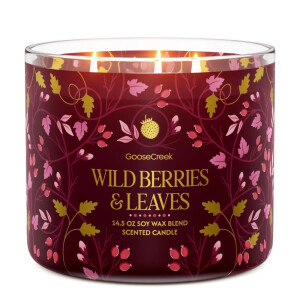 Wild Berries & Leaves 3-Wick-Candle 411g