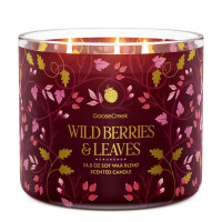 Wild Berries & Leaves 3-Docht-Kerze 411g