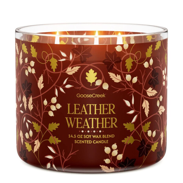 Leather Weather 3-Wick-Candle 411g