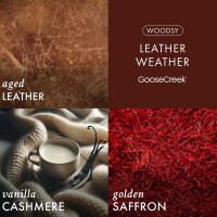 Leather Weather 3-Wick-Candle 411g