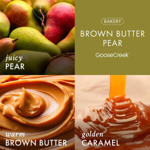 Brown Butter Pear 3-Docht-Kerze 411g
