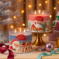 Christmas Cabin Cuddle 3-Docht-Kerze 411g