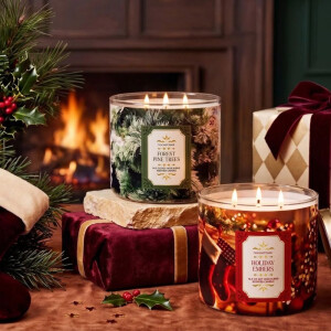 Holiday Embers 3-Docht-Kerze 411g