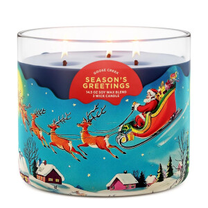 Seasons Greetings 3-Docht-Kerze 411g