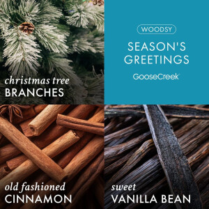 Seasons Greetings 3-Docht-Kerze 411g