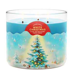 White Christmas 3-Docht-Kerze 411g