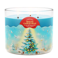 White Christmas 3-Docht-Kerze 411g