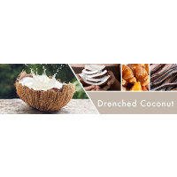 Drenched Coconut  2-Wick-Candle 680g