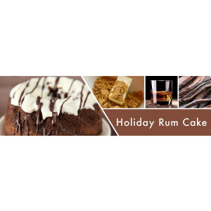 Holiday Rum Cake 2-Wick-Candle 680g