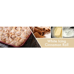 White Icing Cinnamon Roll 2-Wick-Candle 680g
