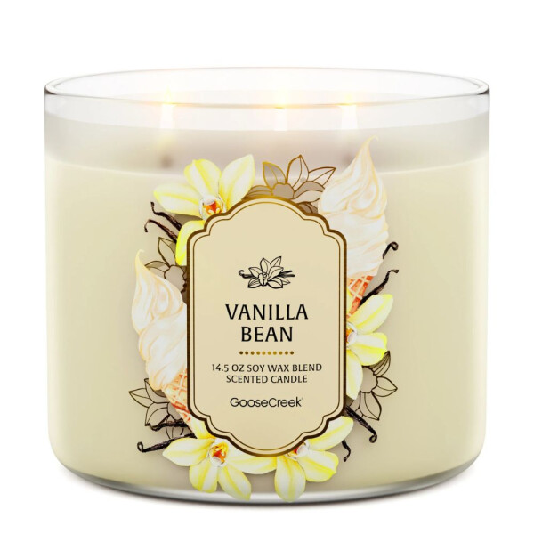 Vanilla Bean 3-Docht-Kerze 411g