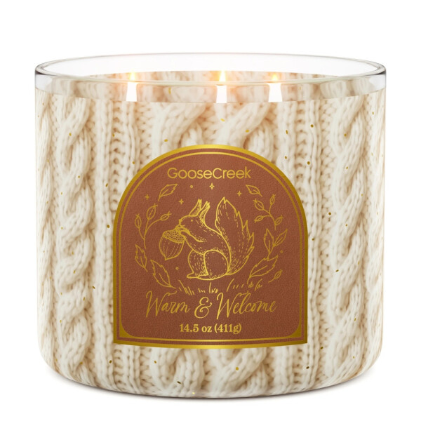 Warm & Welcome 3-Docht-Kerze 411g