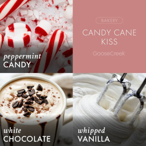 Candy Cane Kiss 3-Docht-Kerze 411g