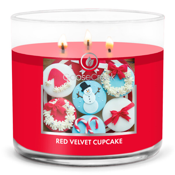 Red Velvet Cupcake 3-Docht-Kerze 411g