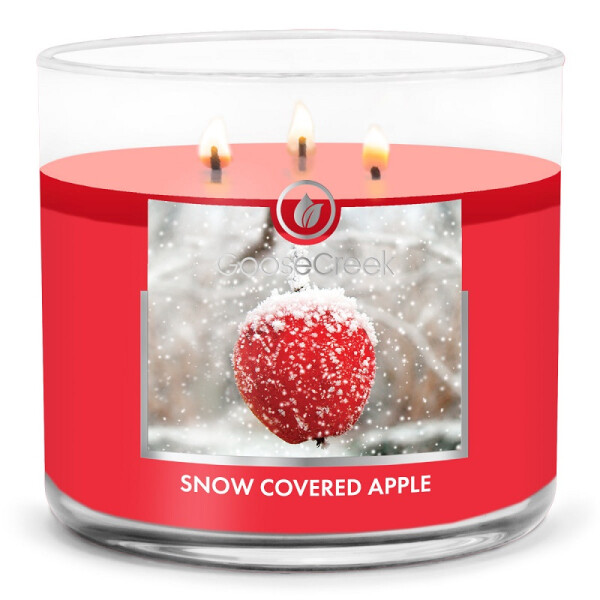 Snow Covered Apple 3-Docht-Kerze 411g