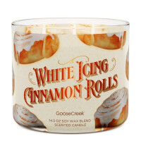 White Icing Cinnamon Rolls 3-Wick-Candle 411g