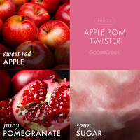 Apple Pom Twister 3-Docht-Kerze 411g