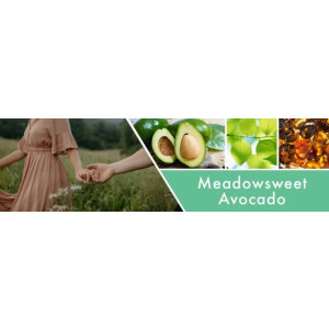 Meadowsweet Avocado 3-Docht-Kerze 411g