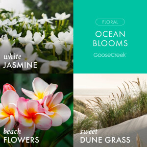 Ocean Blooms 3-Docht-Kerze 411g