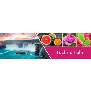 Fuchsia Falls 3-Docht-Kerze 411g